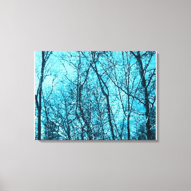 Toile Forêt dans Azure (Recto)