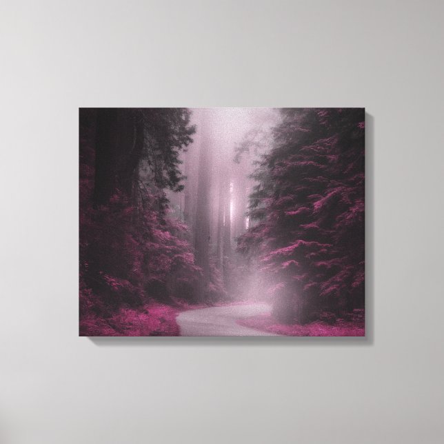 Toile Forêt dans le paysage de l'Imaginaire Mist (Recto)