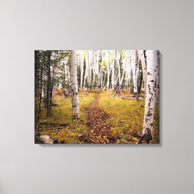 Toile Forêt d'Aspen à l'automne (Recto)