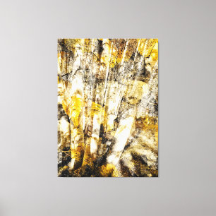 Toile Forêt d'Aspen Abstrait