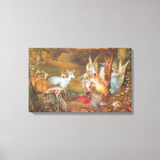 Toile Forêt enchantée par l'artiste John Anster Fitzgera
