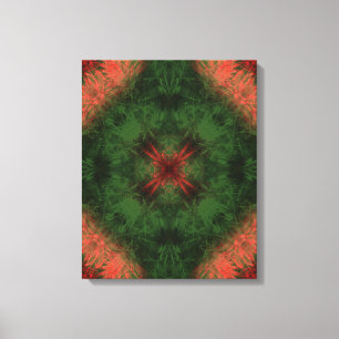 Toile Forêt Énergie Kaléidoscope Art Fractal