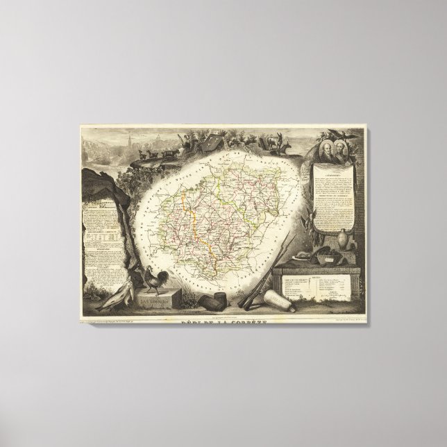 Toile Forêt et paysages (Recto)