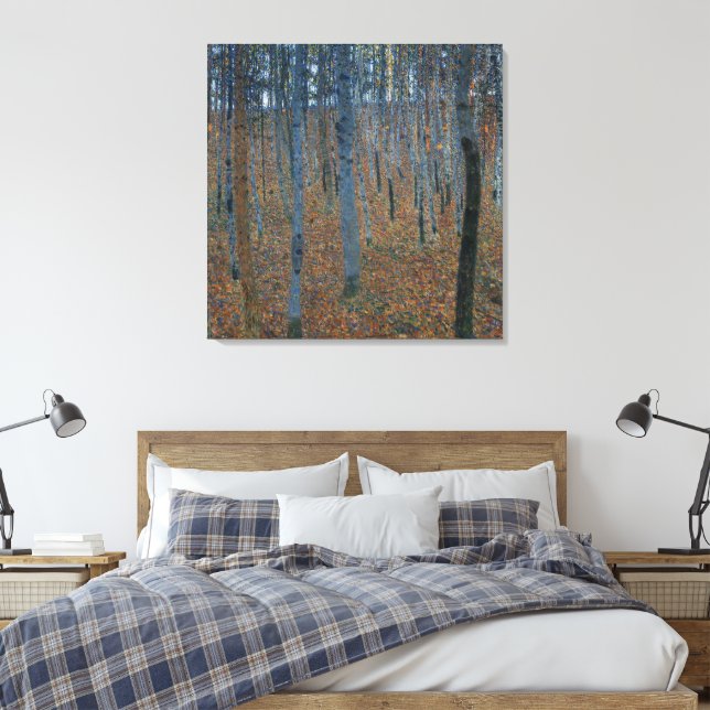 Toile Forêt forestière Gustav Klimt-Beech Grove (Insitu(Chambre))