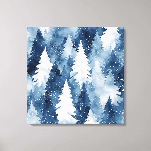 Toile Forêt hivernale de Silent Pines (Recto)