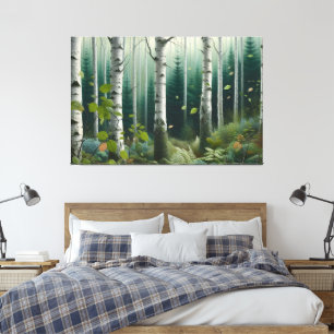 Toile Forêt Mystique