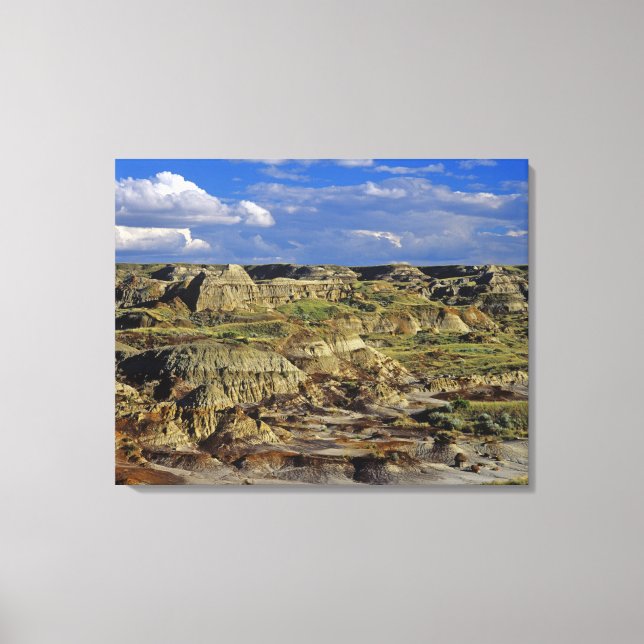 Toile Formations des Badlands au Dinosaur Provincial Par (Recto)