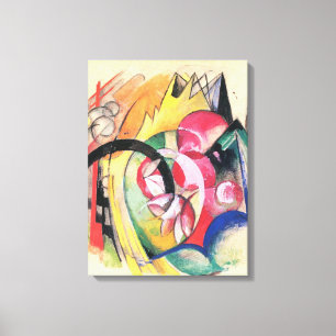 Toile Formes Abstraites (alias Fleurs colorées) par Fran