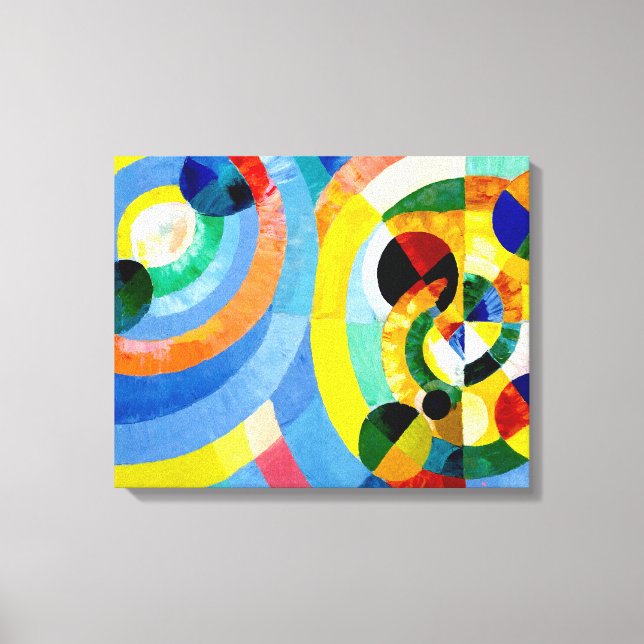 Toile Formes circulaires Art abstrait de Robert Delaunay (Recto)