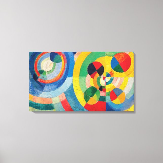 Toile Formes circulaires par Robert Delaunay (Recto)