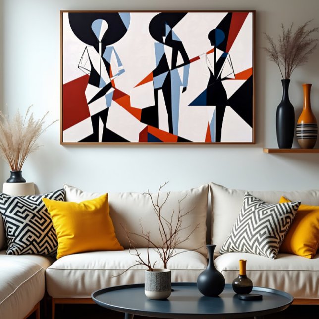 Toile Formes en dialogue (Créateur téléchargé)