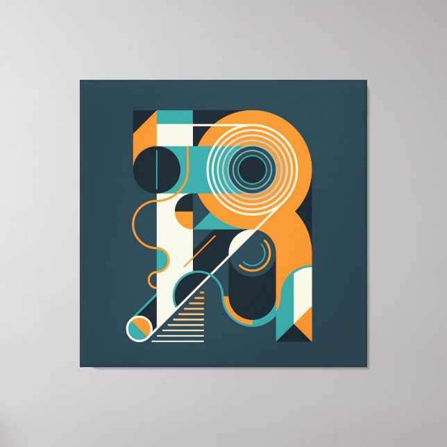 Toile Formes géométriques Abstraites (Recto)