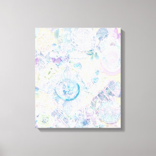 Toile Formes géométriques Art moderne coloré enveloppé C