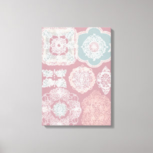 Toile Formes géométriques Art moderne coloré enveloppé C
