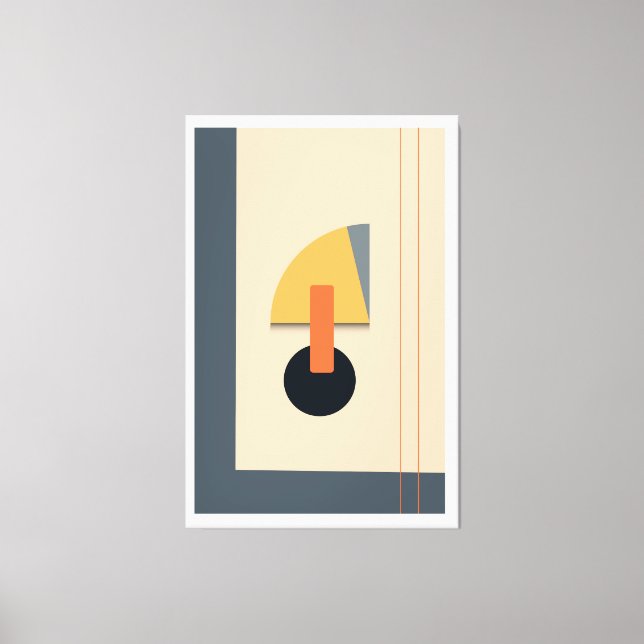 Toile Formes géométriques brutaux (Recto)