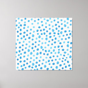 Toile Formes géométriques contemporaines aquarelle.