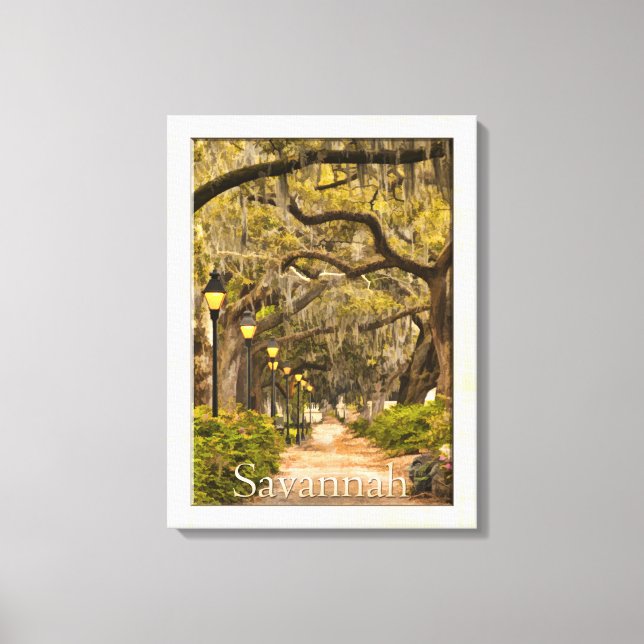 Toile Forsyth Park - Savannah, GA (Recto)