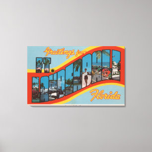 Toile Fort Lauderdale, la Floride - grandes scènes 2 de