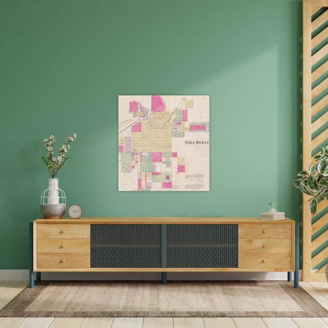 Toile Fort Scott, Comté de Bourbon, Kansas (Créateur téléchargé)