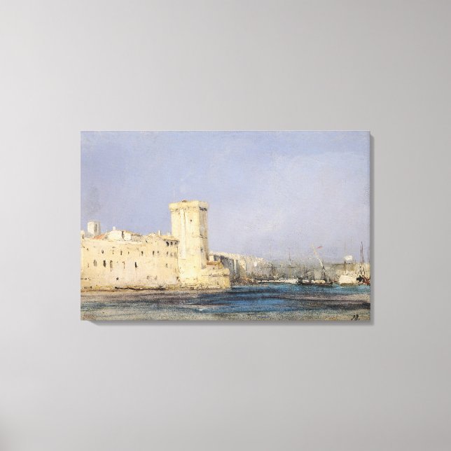 Toile Forteresse marine, 19ème siècle (Recto)