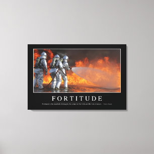 Toile Fortitude : Citation Inspirationnelle