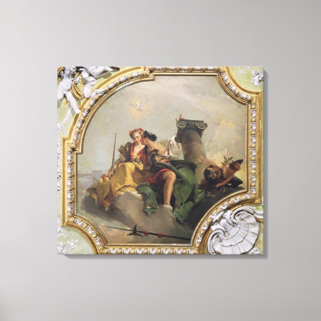 Toile Fortitude et Justice, from the Sala Capitolare (Recto)