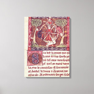 Toile Fortune sans visibilité de déesse avec le Roi