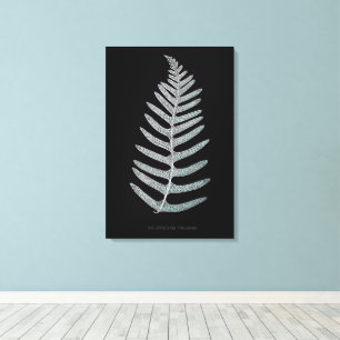 Toile Fougère - Polypodyum Vulgare - Effet radiographiqu