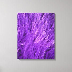 Toile Fourrure texturée violette look Abstrait moderne