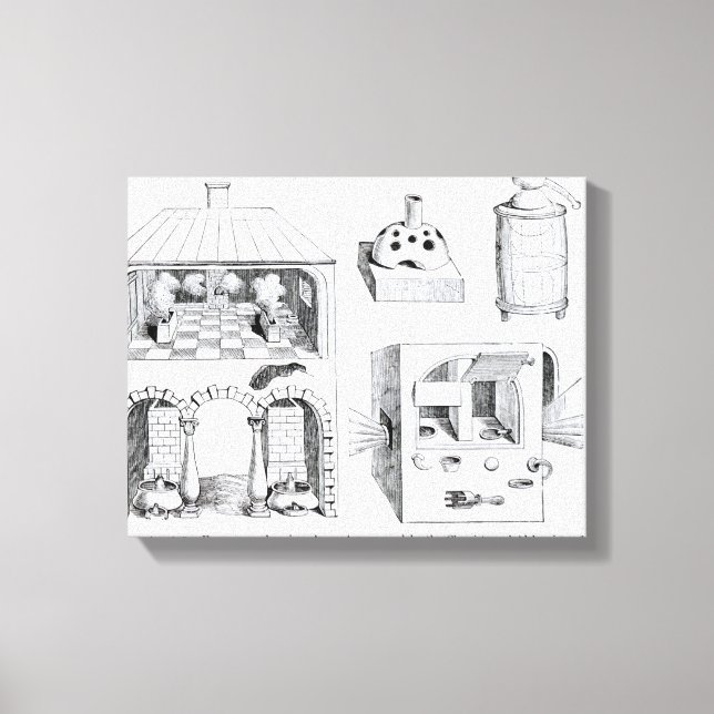 Toile Fours et divers appareils (Recto)