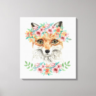 Toile Fox floral