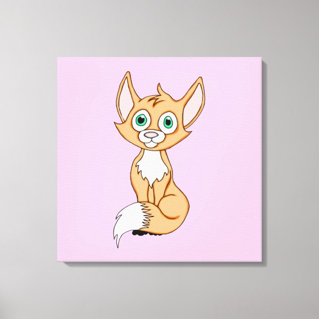 Toile Foxy Roxy 24 x 24 (Recto)