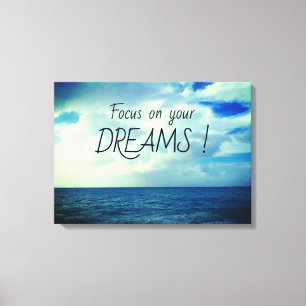 Toile Foyer sur vos rêves