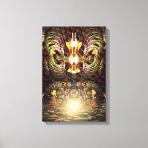 Toile Fractapond Visions Psychédéliques d'Art