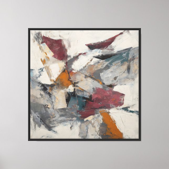 Toile Fracture du calme mesuré (Recto)