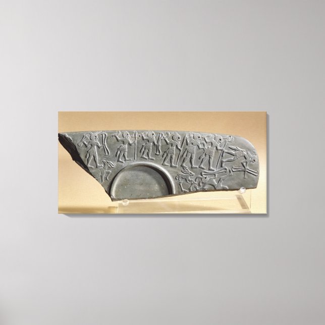 Toile Fragment de la Palette des Chasseurs (Recto)