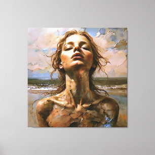 Toile Fragments "Ophira" de la mer