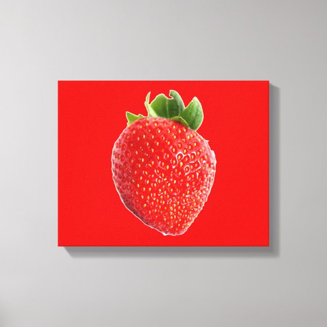 Toile Fraise d'été (Recto)