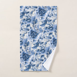 Toile française & toile de Jouy. Bleu.