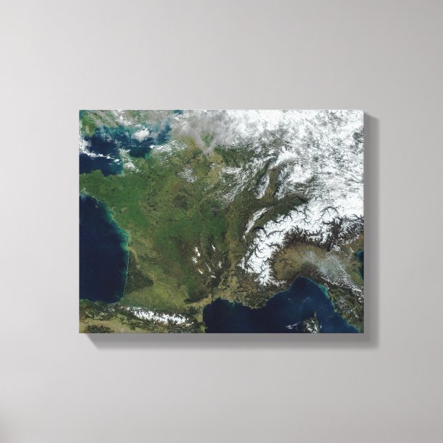 Toile France de l'espace (Recto)