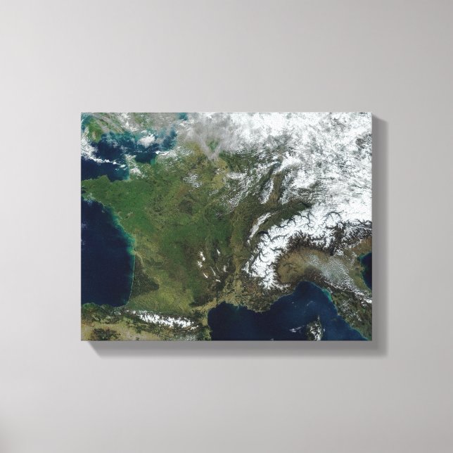 Toile France de l'espace (Recto)