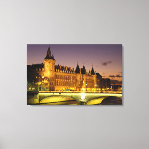 Toile France, Paris, Conciergerie et Seine à
