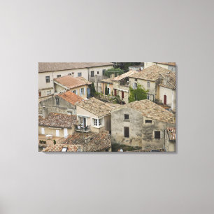 Toile France, Vaison la Romaine. Vue plongeante sur
