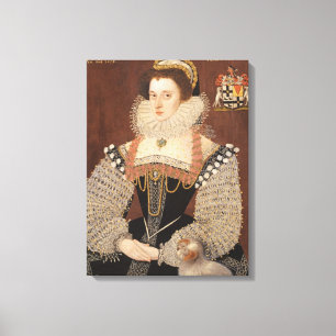Toile Frances Clinton, Lady Chandos (1552-1623) 1579 (oi