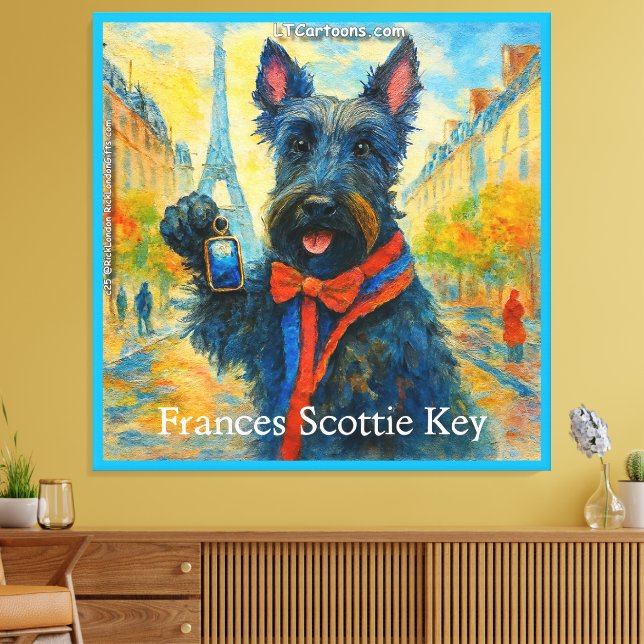 Toile Frances Scottie Key : L'hymne adorable (Insitu(Salon))