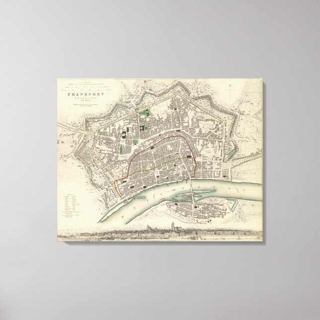 Toile Francfort-sur-le-Main (Recto)