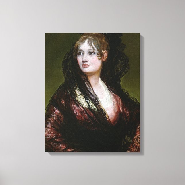 Toile Francisco Jose de Goya y Lucientes | Dona Isabel d (Recto)