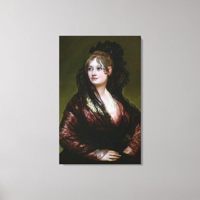 Toile Francisco Jose de Goya y Lucientes | Dona Isabel d (Recto)