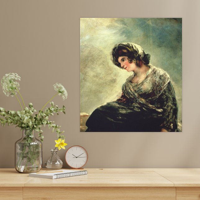 Toile Francisco Jose de Goya y Lucientes | La Milkmaid (Créateur téléchargé)