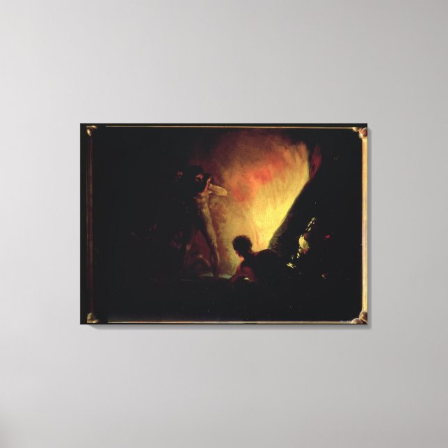 Toile Francisco Jose de Goya y Lucientes | Le Pyre, c.1 (Recto)